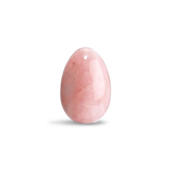 Rose quartz Yoni Egg - Small with hole