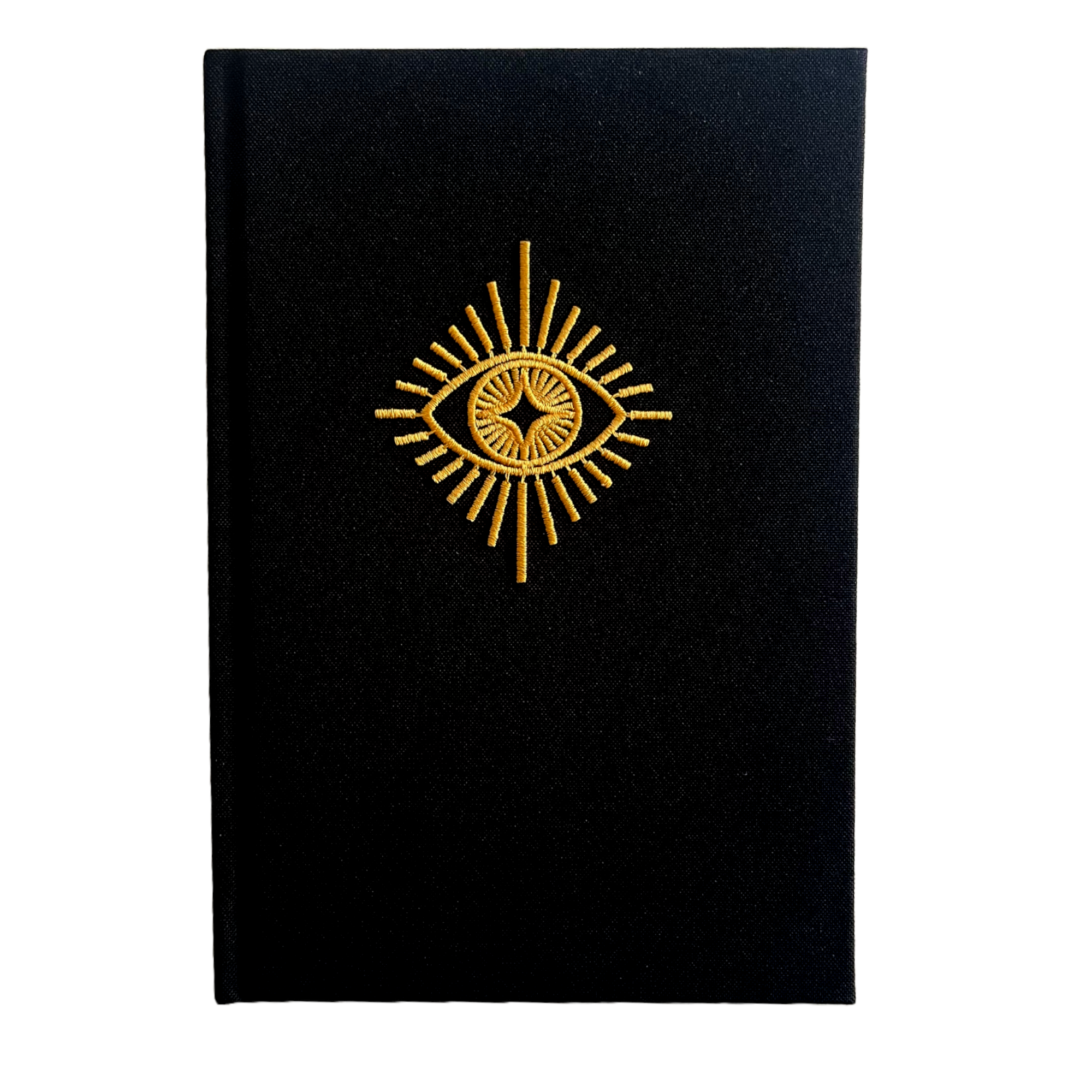 Embroidered Evil Eye Journal | A5 Size | Fabric Cover