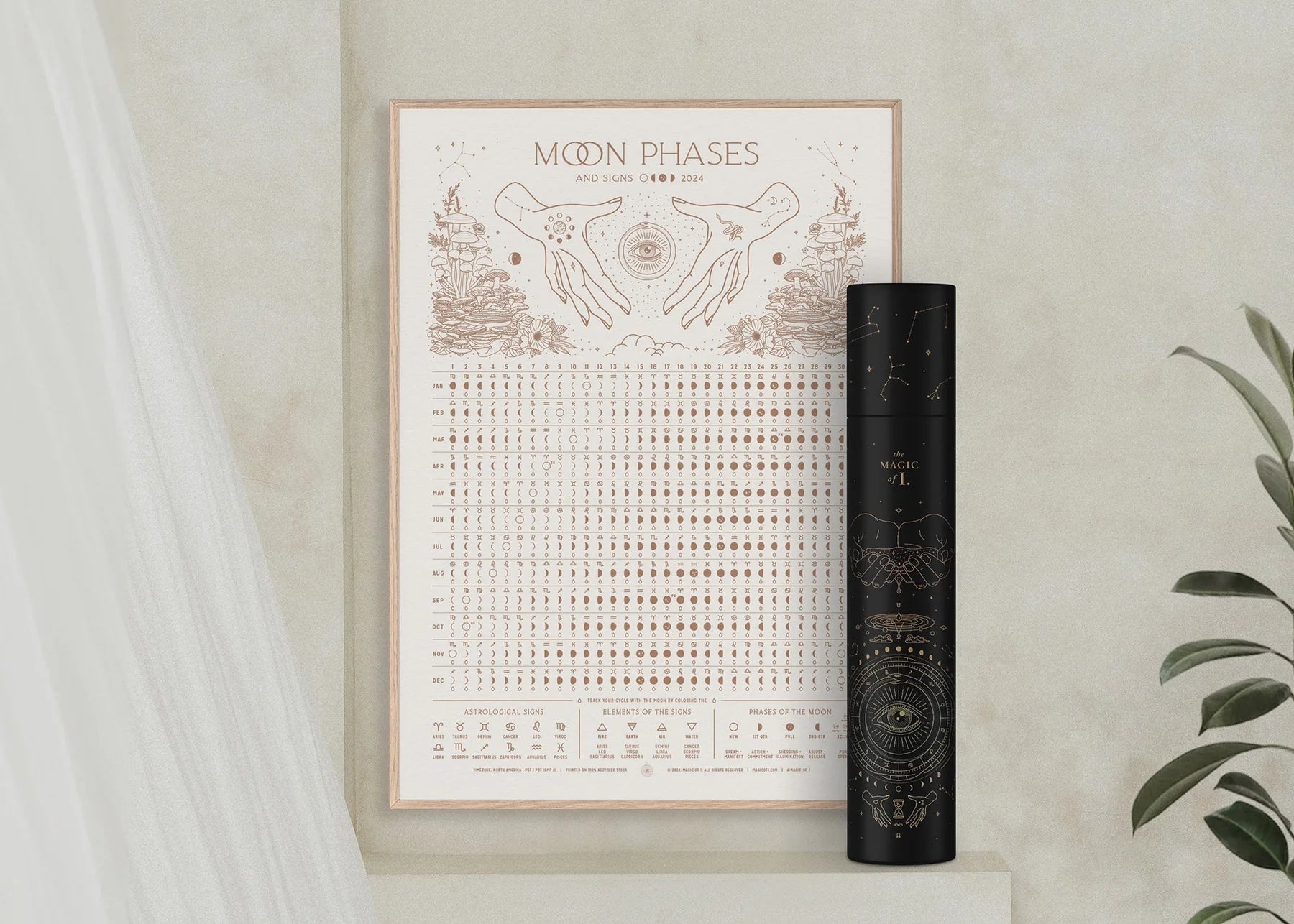 2025 Moon Phases + Signs Calendar Preorder Now! La Diosa Copenhagen