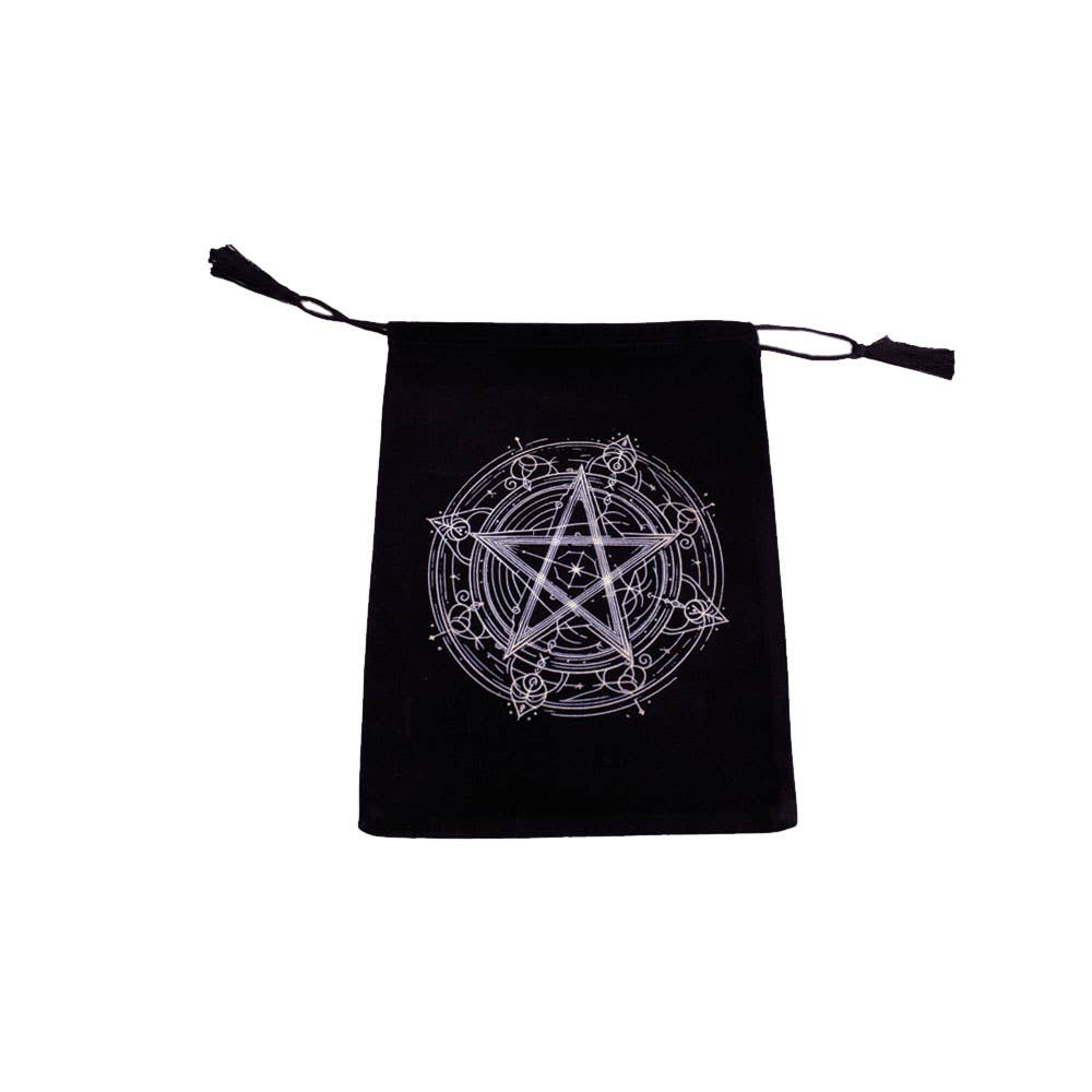 Sacred Star Velvet Tarot Card Bag
