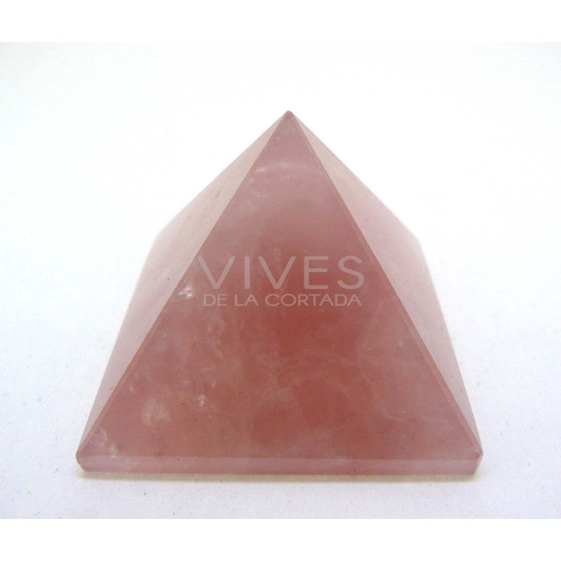 Pink Quartz Pyramid