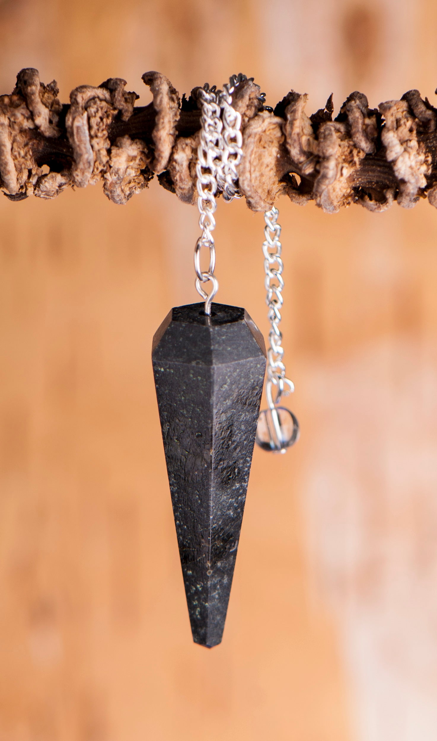 Hexagonal Pendulum Black Tourmaline