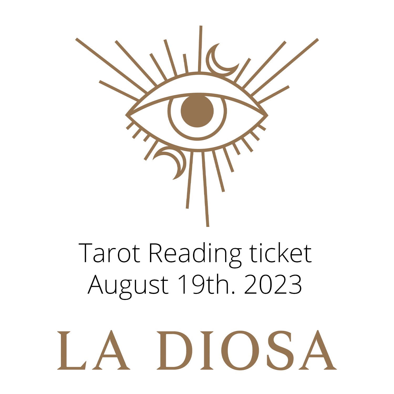 Tarot reading ticket
