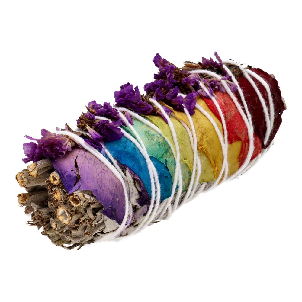 White Sage with Petals Chakras