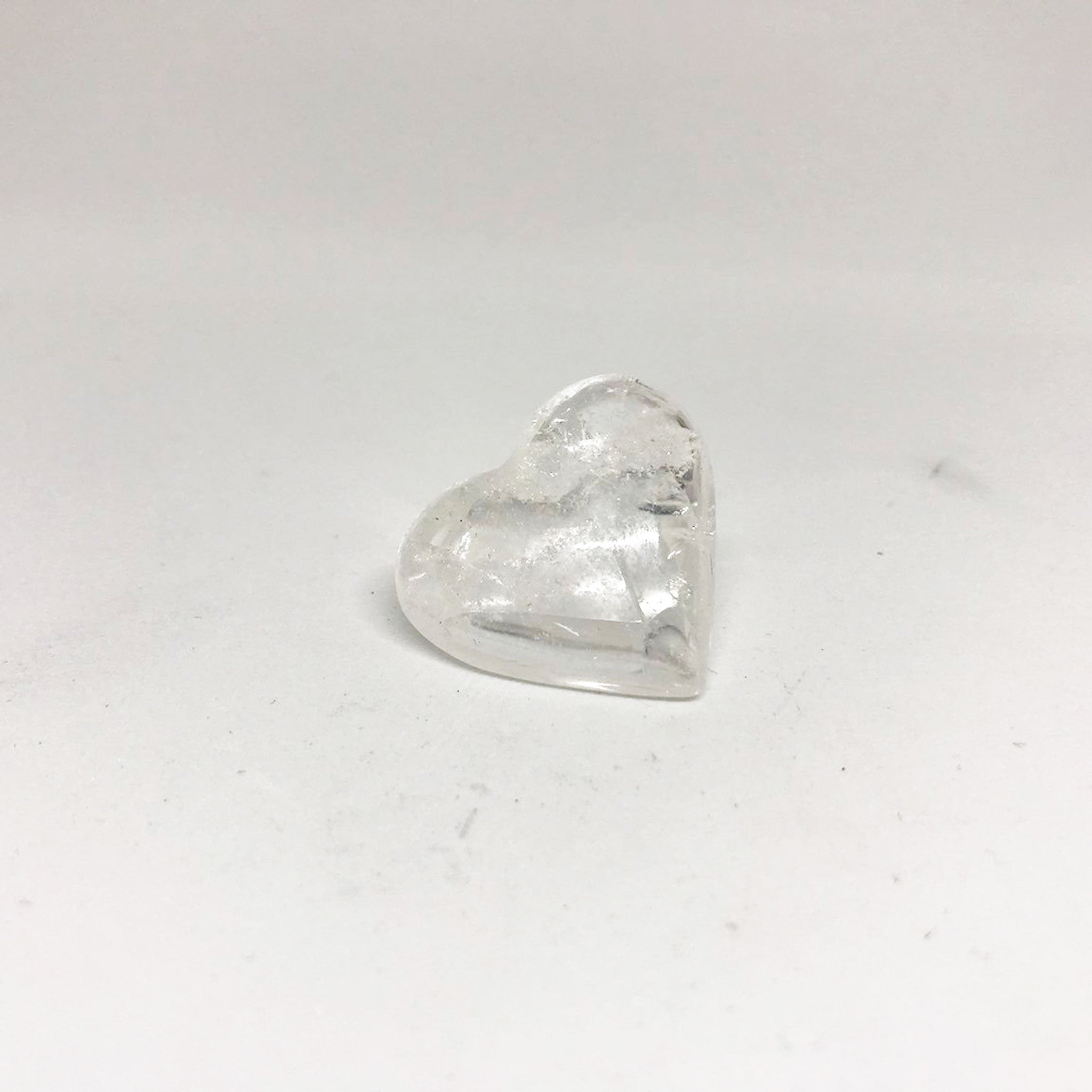 Clear Crystal Heart - Small