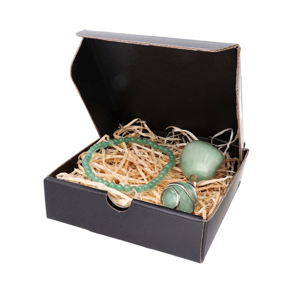 Zodiac pack VIRGO green quartz